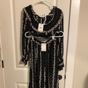 2 piece Free People skirt set
